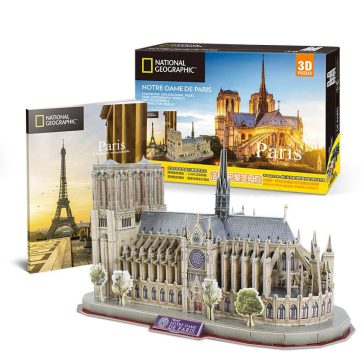 3D puzzle City Travel- Notre Dame-128db-os CubicFun