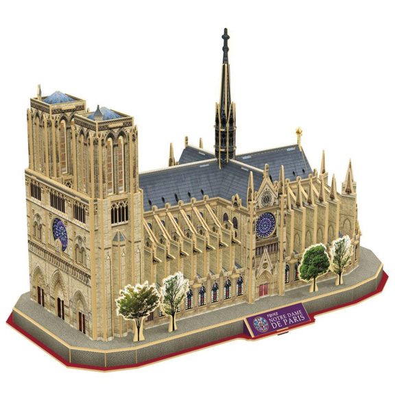3D puzzle City Travel- Notre Dame-128db-os CubicFun