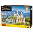   3D puzzle City Traveller- Neuschwanstein kastély 121 db-os -National Geographic CubicFun