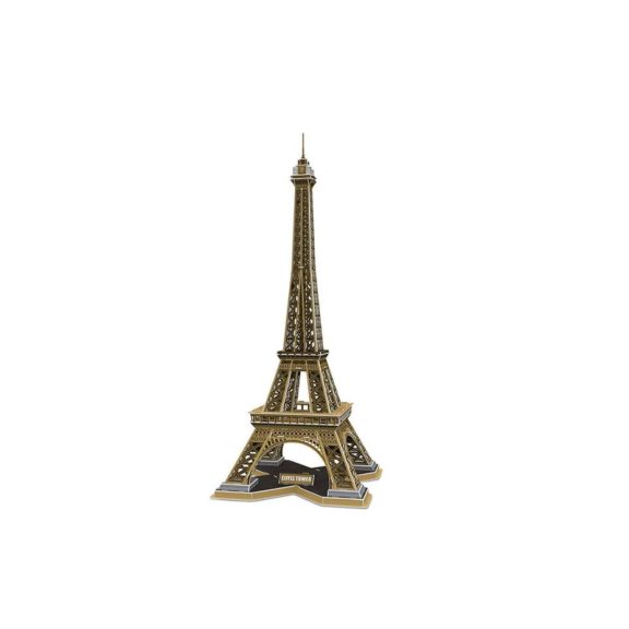 3D puzzle Nat Geo City Travel-Eiffel torony Párizs 80db-os CubicFun