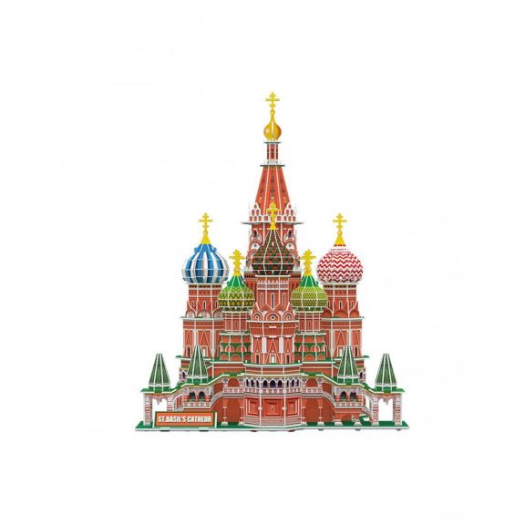 3D puzzle City Traveller- St.Basil's Cathedralis-222db-os-National Geographic CubicFun