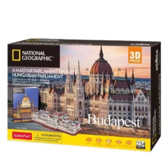 3D puzzle Magyar Parlament NatGeo -234 db-os