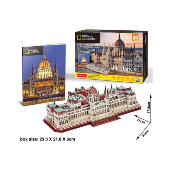 3D puzzle Magyar Parlament NatGeo -234 db-os