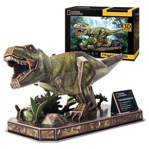 3D puzzle- T-Rex dínószaurusz CubicFun