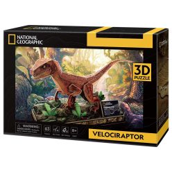 3D puzzle Velociszaurusz dínószaurusz