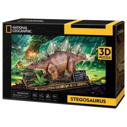 3D puzzle- 62db-os Sztegoszaurusz dínószaurusz CubicFun