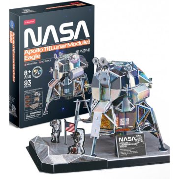 3D puzzle- NASA- Apollo 11- Lunar Module-93db-os CubicFun