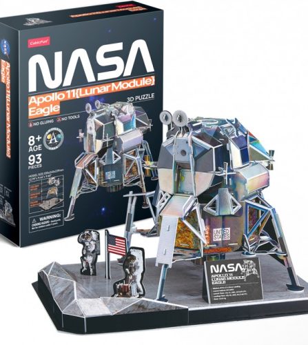 3D puzzle- NASA- Apollo 11- Lunar Module-93db-os CubicFun