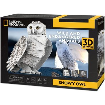 3D puzzle National Geographic- Hóbagoly