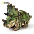 3D puzzle NatGeo Kids-- Triceratopsz, mini - 61db-os