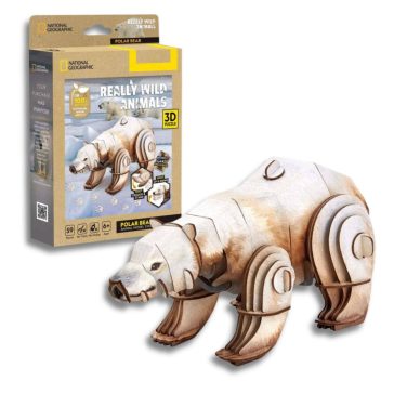 3D puzzle National Geographic 59db-os jegesmedve CubicFun