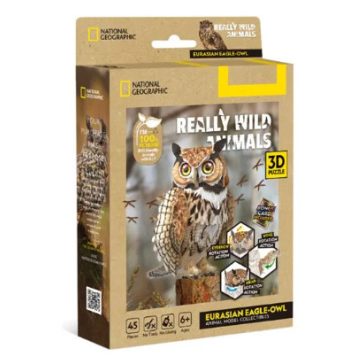 3D puzzle National Geographic- Eurázsiai sasbagoly