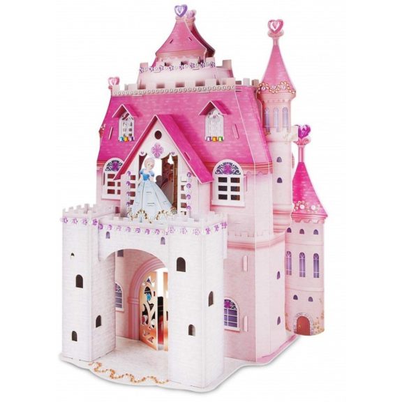 3D puzzle hercegnő szülinap-95db-os CubicFun