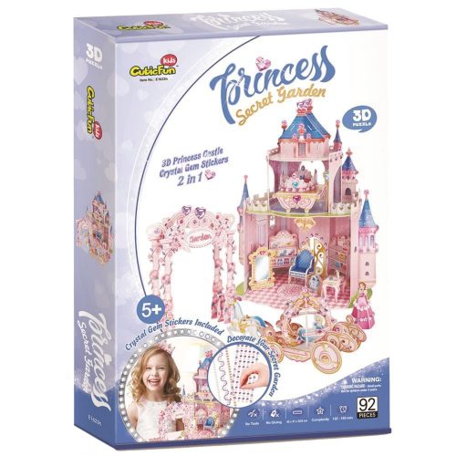 3D puzzle A hercegnő titkos kertje-92db-os CubicFun
