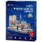 3D puzzle Notre Dame- LED világítással- 149 db-os