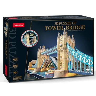 3D puzzle Tower Bridge LED -222 db-os CubicFun