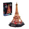 3D puzzle világítós Eiffel torony CubicFun