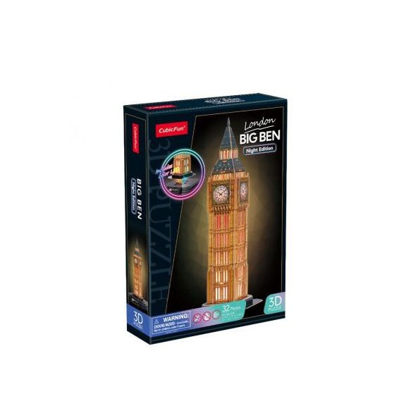 3D puzzle világítós Big Ben CubicFun