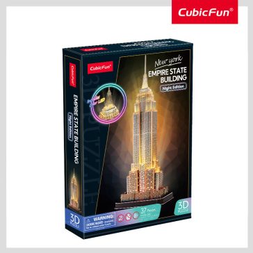 3D puzzle LED világítós Empire State Building CubicFun