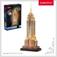 3D puzzle LED világítós Empire State Building CubicFun