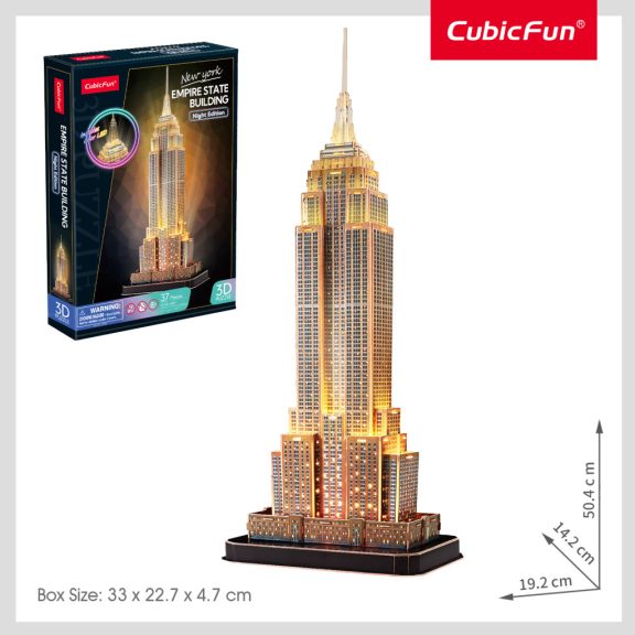 3D puzzle LED világítós Empire State Building CubicFun
