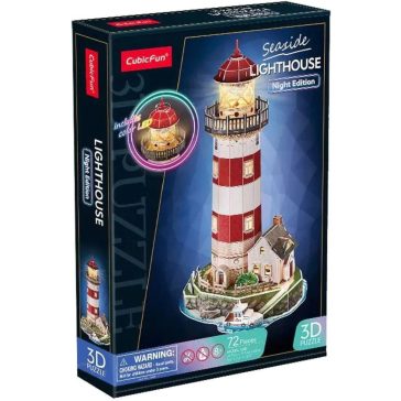 3D Puzzle LED-es világítótorony CubicFun