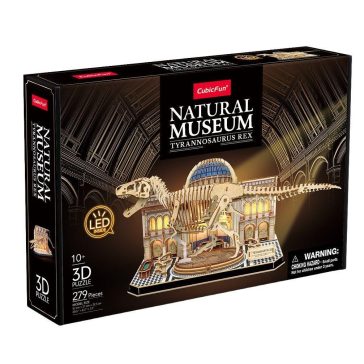   3D puzzle 463 db-os  National Museum- Mammut - világító CubicFun