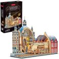   3D puzzle Vasútállomás 255 db-os- LED világítós  CubicFun