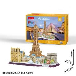 3D puzzle City Line Párizs