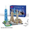 3D puzzle City Line New York-123db-os CubicFun