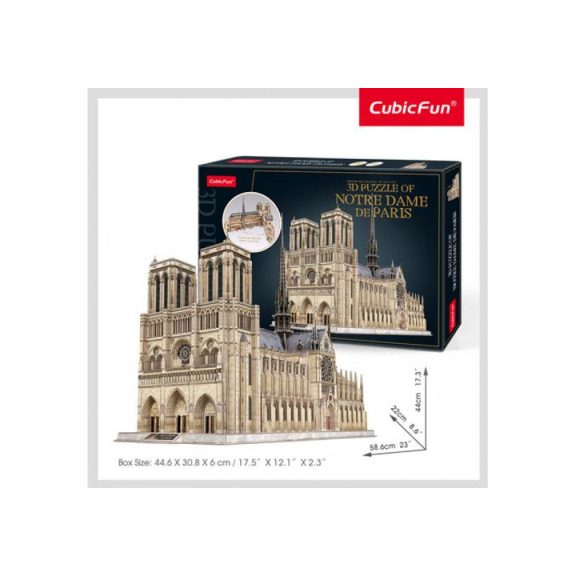 3D puzzle Notre Dame exkluzív -293db-os