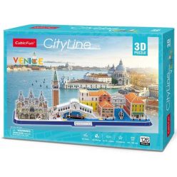 3D puzzle City Line Velence-126db-os CubicFun