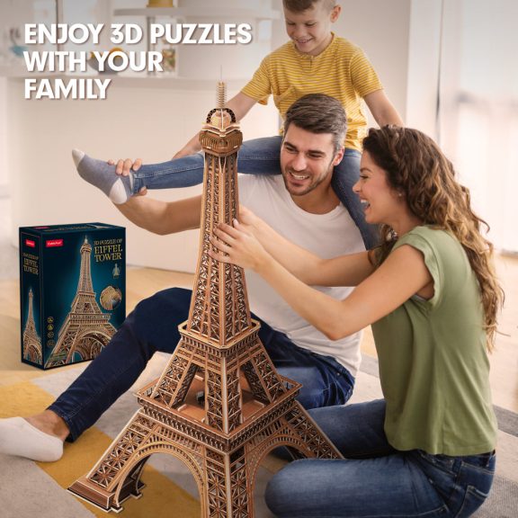 3D puzzle - Óriás Eiffel torony -97cm-es Cubicfun