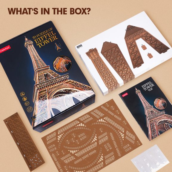 3D puzzle - Óriás Eiffel torony -97cm-es Cubicfun