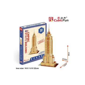3D puzzle mini Empire State Building- 24db-os CubicFun