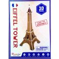 3D puzzle mini Eiffel torony-20db-os CubicFun