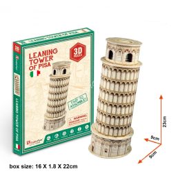 3D puzzle  mini Pisai ferdetorony-8db-os CubicFun