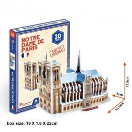 3D puzzle mini- Notre Dame-39db-os CubicFun