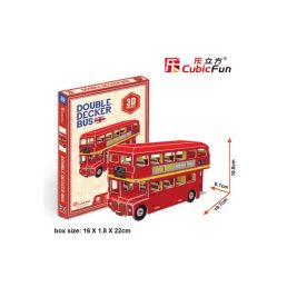 3D puzzle mini Londoni emeletes busz 66 db-os CubicFun