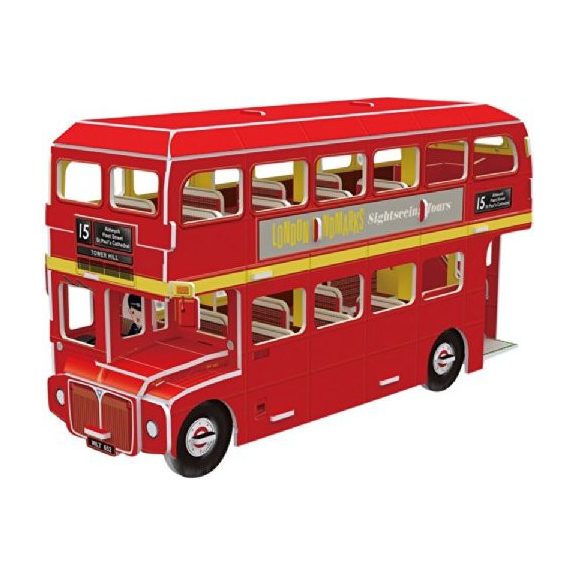 3D puzzle mini Londoni emeletes busz 66 db-os CubicFun