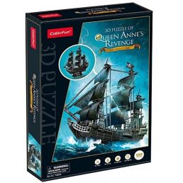 3D puzzle - Queen Anne's Revenge-180db-os CubicFun