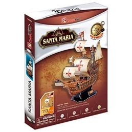 3D puzzle Santa Maria 113 db-os CubicFun