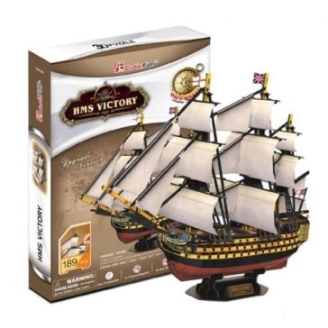 3D puzzle HMS Victory sorhajó 189db-os CubicFun