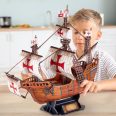3D puzzle Santa Maria hajó-204db-os CubicFun