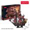 3D puzzle -Queen Anne's Revenge- vörös változat-391 db-os CubicFun