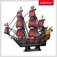   3D puzzle -Queen Anne's Revenge- vörös változat-391 db-os CubicFun