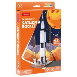 3D puzzle Saturn V Holdrakéta-24 db-os