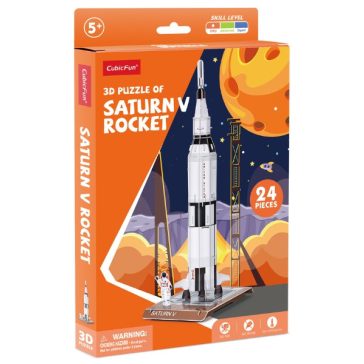 3D puzzle Saturn V Holdrakéta-24 db-os