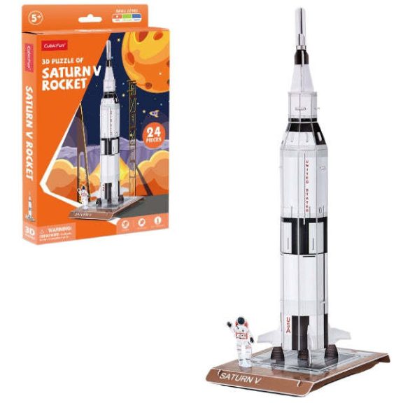 3D puzzle Saturn V Holdrakéta-24 db-os