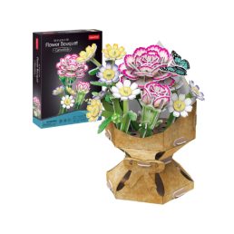 3D puzzle - virágcsokor -134db-os